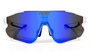 Óculos Hupi Bornio Cristal e Preto Lente Azul