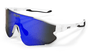 Óculos Hupi Bornio Cristal e Preto Lente Azul