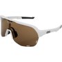 Óculos Hupi Huez Branco Lente Marrom
