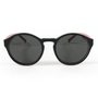 Óculos Hupi Kona Preto Fosco Coral Lente Cinza