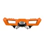 Pedal Crank Brothers Double Shot 2 Laranja e Preto