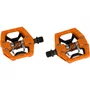 Pedal Crank Brothers Double Shot 2 Laranja e Preto