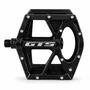Pedal de Alumínio Esferado GTS 9/16 Preto para Bicicleta MTB