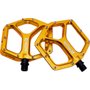Pedal HUPI Strip Plataforma Rosca 9/16 Dourado
