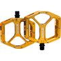 Pedal HUPI Strip Plataforma Rosca 9/16 Dourado