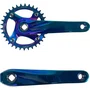 Pedivela Single GTA 34 Dentes com Ponta Quadrada Alumínio 170mm Camaleão