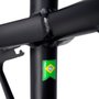 Quadro Hupi Naja v8 Gancheira Vertical Preto e Dourado