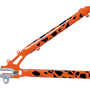 Quadro Hupi Naja V9 Horizontal Laranja e Pretoㅤㅤㅤㅤㅤㅤㅤㅤㅤ