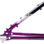 Quadro Hupi Naja V9 Horizontal Preto e Roxo e Branco