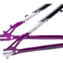 Quadro Hupi Naja V9 Horizontal Preto e Roxo e Branco