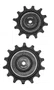 Roldana Ictus Aero 12v Preta Compatível com SRAM