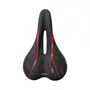Selim Elleven Comfort Density Gel 155mm Preto e Vermelho - Seminovo