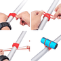 Suporte de silicone ref h-1495 lanterna bike