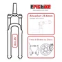 Suspensao Aro 26 Mode Aheadset V-brake/Disco Branca