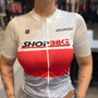 Uniforme Shopbike 2025 Furbo Euro Branca e Cinza e Vermelha