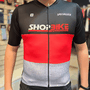 Uniforme Shopbike 2025 Furbo Euro Preto e Cinza e Vermelho